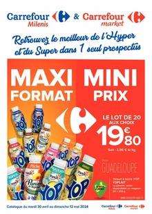 Image de couverture du cataloque Maxi format, mini prix