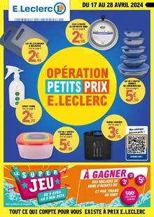 image de couverture du cataloque Oprération petits prix E.Leclerc