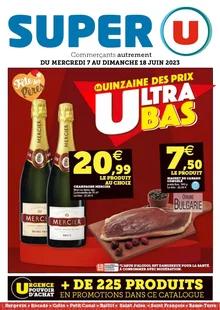 Catalogue promo super u du 7 au 18 juin 2023