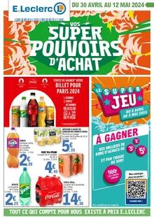 Catalogue promo e.leclerc du 30 avril au 12 mai 2024