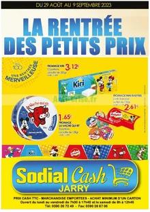Catalogue promo sodial cash du 29 août au 9 septembre 2023