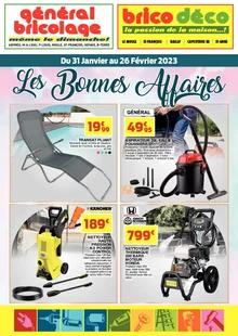 Catalogue promo général bricolage du 31 janvier au 26 février 2023