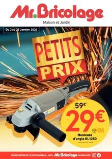Catalogue promo mr bricolage du 3 au 21 janvier 2024