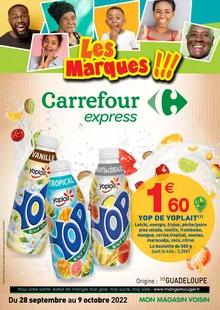 Catalogue promo carrefour express du 28 septembre au 9 octobre 2022