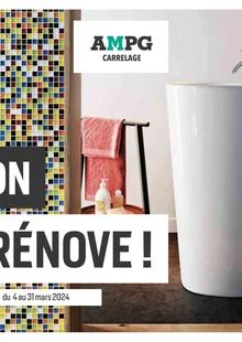 Catalogue promo ampg carrelage du 4 au 31 mars 2024