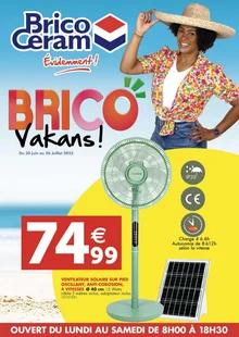 Catalogue promo bricoceram du 30 juin au 26 juillet 2025