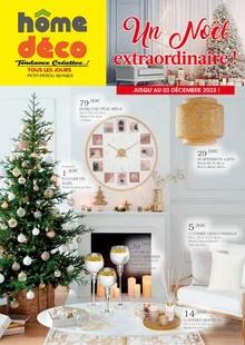 Catalogue promo home déco du 22 novembre au 3 décembre 2023