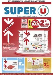 Catalogue promo super u du 17 au 28 janvier 2024
