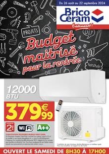 Catalogue promo bricoceram du 26 août au 22 septembre 2024