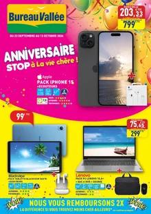 Catalogue promo bureau vallée du 23 septembre au 13 octobre 2024