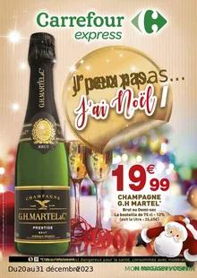 Catalogue promo carrefour express du 20 au 31 décembre 2023