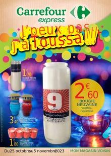 Catalogue promo carrefour express du 25 octobre au 5 novembre 2023