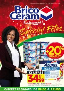 Catalogue promo bricoceram du 28 novembre au 31 décembre 2023