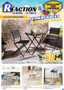 Catalogue promo réaction du 15 au 27 juillet 2025