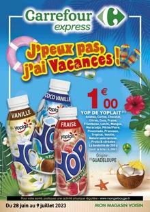 Catalogue promo carrefour express du 28 juin au 9 juillet 2023