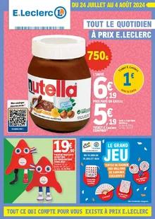 Catalogue promo e.leclerc du 24 juillet au 4 août 2024