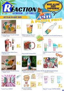 Catalogue promo réaction du 12 au 24 août 2025