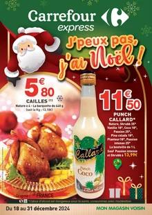 Catalogue promo carrefour express du 18 au 31 décembre 2024