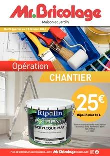 Catalogue promo mr bricolage du 24 janvier au 11 février 2024