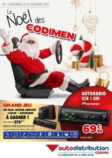 Catalogue promo codima autodistribution du 13 novembre au 23 décembre 2023