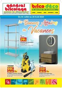 Catalogue promo général bricolage du 30 juillet au 25 août 2024
