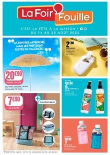 Catalogue promo la foir'fouille du 14 au 28 août 2024