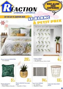 Catalogue promo réaction du 1 au 14 janvier 2024