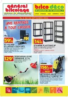 Catalogue promo général bricolage du 2 au 28 septembre 2025