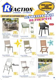 Catalogue promo réaction du 22 août au 3 septembre 2023