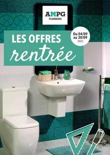 Catalogue promo ampg plomberie du 4 au 30 septembre 2023