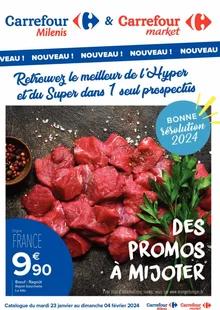 Catalogue promo carrefour market du 23 janvier au 4 février 2024