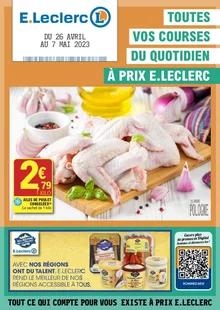 image de couverture du cataloque Courses à prix E.Leclerc