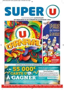 Catalogue promo super u du 15 au 26 février 2023