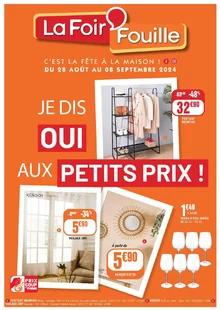 Catalogue promo la foir'fouille du 28 août au 8 septembre 2024