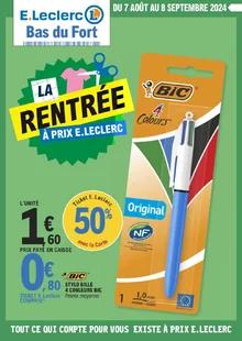 Catalogue promo e.leclerc du 7 au 8 août 2024