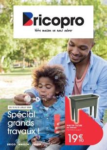 Catalogue promo bricopro du 10 au 31 juillet 2024