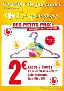 Catalogue promo carrefour du 9 au 21 septembre 2025