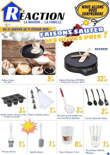 Catalogue promo réaction du 31 janvier au 11 février 2024