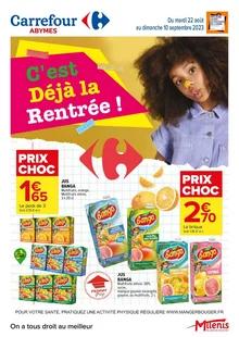 Catalogue promo carrefour du 22 août au 10 septembre 2023