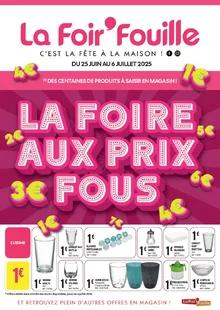 Catalogue promo la foir'fouille du 25 juin au 6 juillet 2025