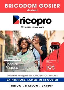 Catalogue promo bricopro du 27 mars au 11 avril 2024