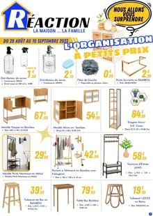 Catalogue promo réaction du 29 août au 10 septembre 2023
