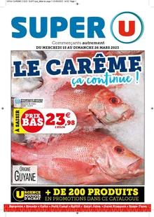Catalogue promo super u du 15 au 26 mars 2023