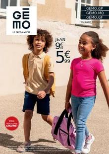 image de couverture du cataloque Gémo, le prêt-à-vivre