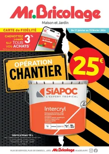  catalogue promo Mr Bricolage  