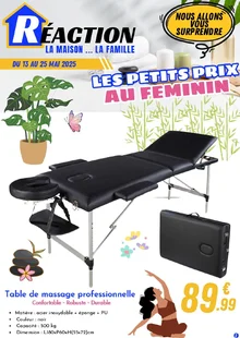  catalogue promo Réaction 