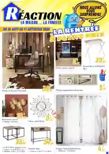  catalogue promo Réaction 