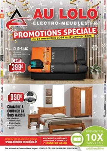  catalogue promo Aulolo Electro Meubles  