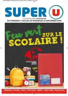  catalogue promo Super U 