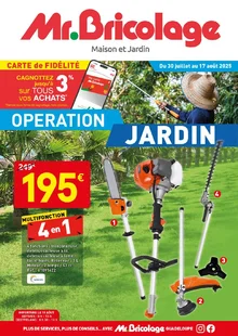  catalogue promo Mr Bricolage  